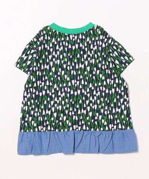 RAGMART（ラグマート）の「アートフラワープリントTシャツ（Tシャツ/カットソー・キッズ・ネイビー/レッド・100cm/110cm/120cm/130cm）」の9枚目の写真