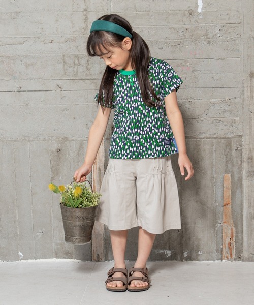 RAGMART（ラグマート）の「アートフラワープリントTシャツ（Tシャツ/カットソー・キッズ・ネイビー/レッド・100cm/110cm/120cm/130cm）」の4枚目の写真