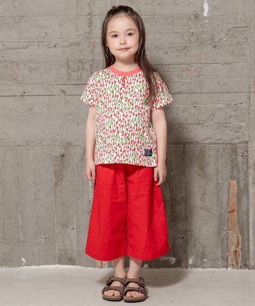 RAGMART（ラグマート）の「アートフラワープリントTシャツ（Tシャツ/カットソー・キッズ・ネイビー/レッド・100cm/110cm/120cm/130cm）」の6枚目の写真