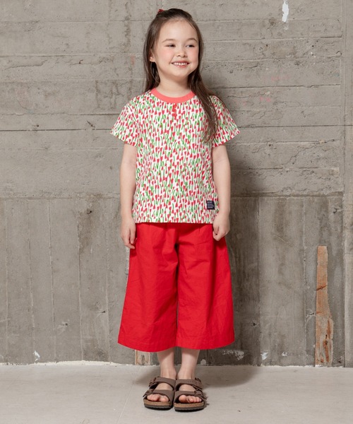 RAGMART（ラグマート）の「アートフラワープリントTシャツ（Tシャツ/カットソー・キッズ・ネイビー/レッド・100cm/110cm/120cm/130cm）」の8枚目の写真