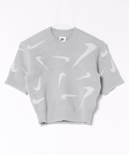 NIKE（ナイキ）の「NIKE WMNS NSW COZY LOGO AOJ KNIT S/S TOP FD4287