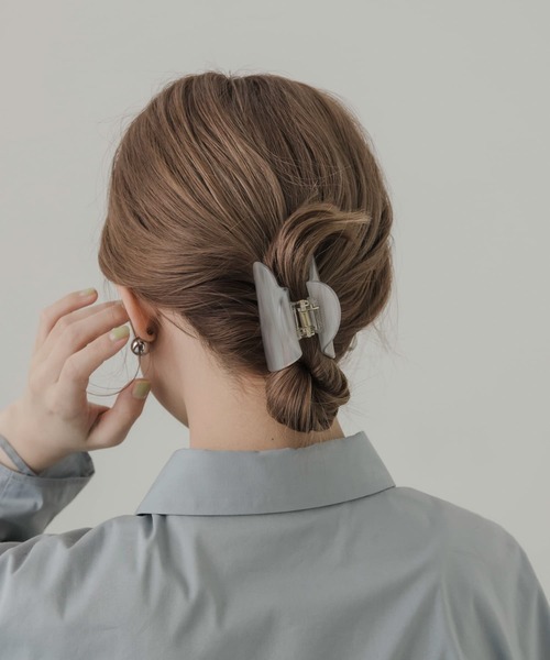 SMELLY（スメリー）の「ハートジュシバンス（バレッタ/ヘアクリップ・レディース・グレー・-）」の7枚目の写真