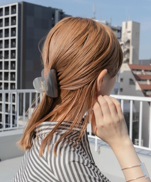 SMELLY（スメリー）の「ハートジュシバンス（バレッタ/ヘアクリップ・レディース・グレー・-）」の11枚目の写真