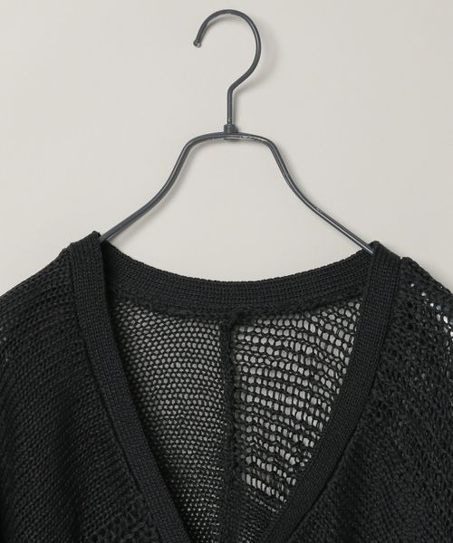 JEANASIS（ジーナシス）の「3Gマルチパターンボレロカーディガン/113332（カーディガン/ボレロ・レディース・ブラック/ブラウン/レッド・FREE）」の12枚目の写真