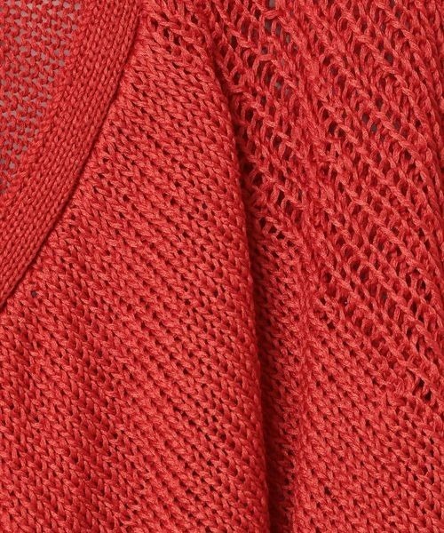 JEANASIS（ジーナシス）の「3Gマルチパターンボレロカーディガン/113332（カーディガン/ボレロ・レディース・ブラック/ブラウン/レッド・FREE）」の5枚目の写真