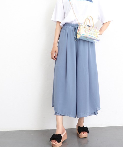 Miniministore(ミニミニストア)の「レディース ウエストゴム ガチョウパンツ(その他パンツ・レディース・ホワイト/ブルー/ブラック・FREE)」の18枚目の写真