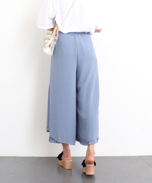 Miniministore(ミニミニストア)の「レディース ウエストゴム ガチョウパンツ(その他パンツ・レディース・ホワイト/ブルー/ブラック・FREE)」の14枚目の写真