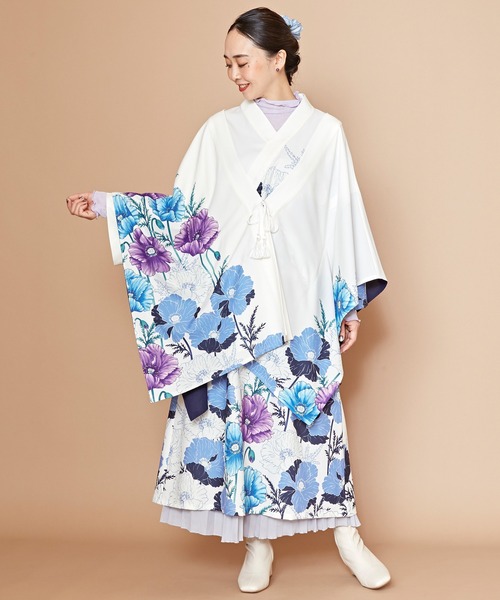 カヤ（カヤ）の「【カヤ】阿芙蓉ならい羽織（カーディガン/ボレロ・レディース・ネイビー/ライトグレー/キナリ・FREE）」の12枚目の写真