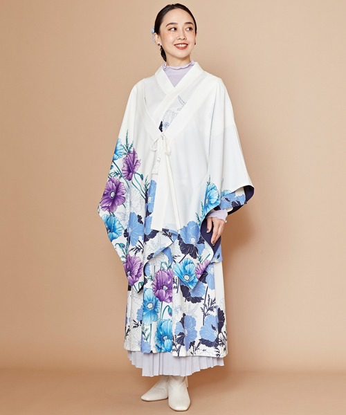 カヤ（カヤ）の「【カヤ】阿芙蓉ならい羽織（カーディガン/ボレロ・レディース・ネイビー/ライトグレー/キナリ・FREE）」の11枚目の写真