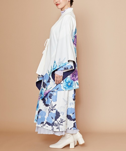 カヤ（カヤ）の「【カヤ】阿芙蓉ならい羽織（カーディガン/ボレロ・レディース・ネイビー/ライトグレー/キナリ・FREE）」の9枚目の写真