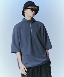 tk.TAKEO KIKUCHI | ジョーゼットハーフジップカットソー(Tシャツ/カットソー)