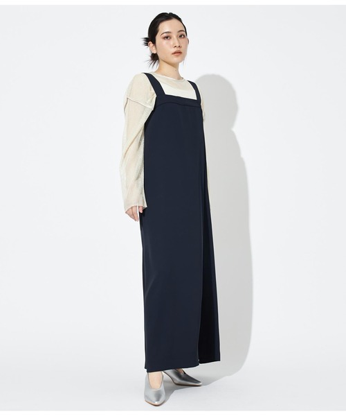 ISSEI MIYAKE グレー サロペット レディース かぐれ（カグレ）の「デニムイージーサロペット（サロペット