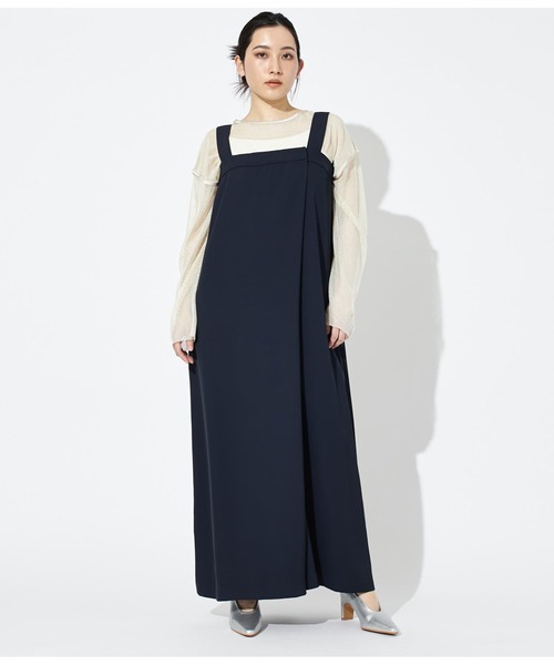 オールインワン・サロペット Armarium 'Livia' Dress ALEXIA STAM サロペット オーバーオール Front Zip V Neck