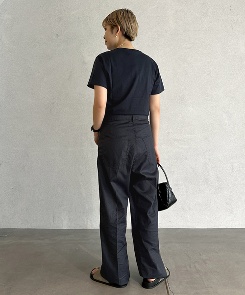 AP STUDIO（エーピーストゥディオ）の「【ndx / エヌディーエックス】Tiny T-Shirt（Tシャツ/カットソー・レディース・ブラック/ホワイト/グリーン/ネイビー・FREE）」の5枚目の写真