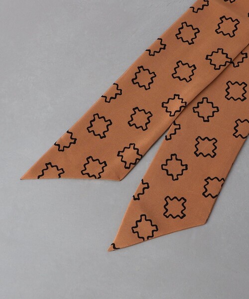 Camoshita（カモシタ）の「＜Camoshita＞ プリント アスコット タイ（ネクタイ・メンズ・ケリー/ブラウン/ブラック/ライトブルー・FREE）」の9枚目の写真