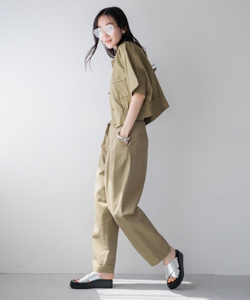 LOWRYS FARM(ローリーズファーム)の「DickiesショートシャツSS(シャツ/ブラウス・レディース・ベージュ/ブラック/ネイビー・FREE)」の16枚目の写真