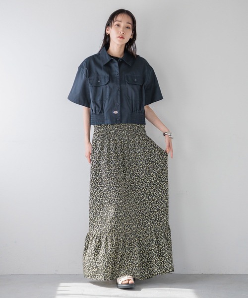 LOWRYS FARM(ローリーズファーム)の「DickiesショートシャツSS(シャツ/ブラウス・レディース・ベージュ/ブラック/ネイビー・FREE)」の20枚目の写真