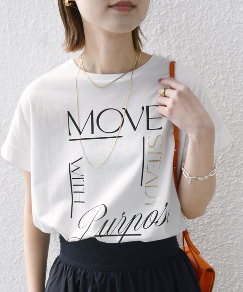 SHIPS for women / シップスウィメン 【WEB限定】〈手洗い可能〉バリエーション ロゴ 刺繍 プリントTEE SHIPS tシャツ 「WEB限定」「手洗い可能」バリエーション ロゴ