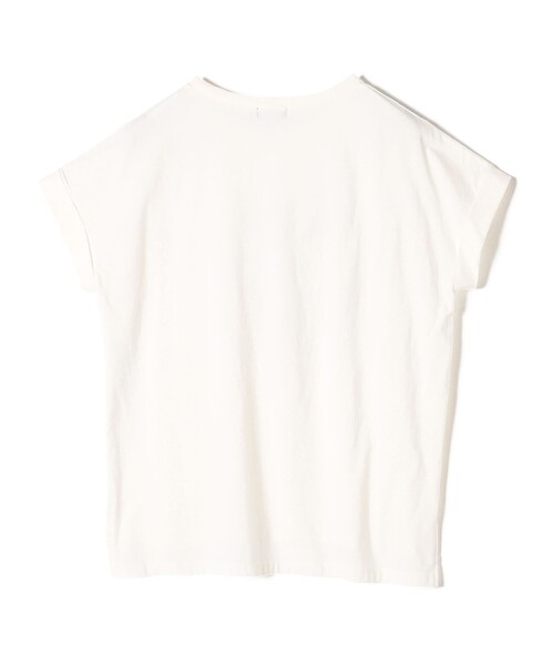 SHIPS（シップス）の「【WEB限定】〈手洗い可能〉バリエーション ロゴ 刺繍 プリントTEE（Tシャツ/カットソー・レディース・ホワイト系その他/ホワイト系/オフホワイト/チャコールグレー/ホワイト/ライトホワイト・ONE SIZE）」の18枚目の写真