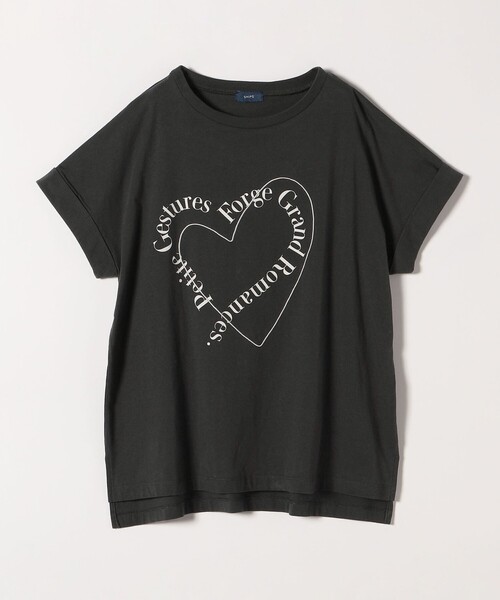 SHIPS(シップス)の「【WEB限定】〈手洗い可能〉バリエーション ロゴ 刺繍 プリントTEE(Tシャツ/カットソー・レディース・ホワイト系その他/ホワイト系/オフホワイト/チャコールグレー/ホワイト/ライトホワイト・ONE SIZE)」の8枚目の写真