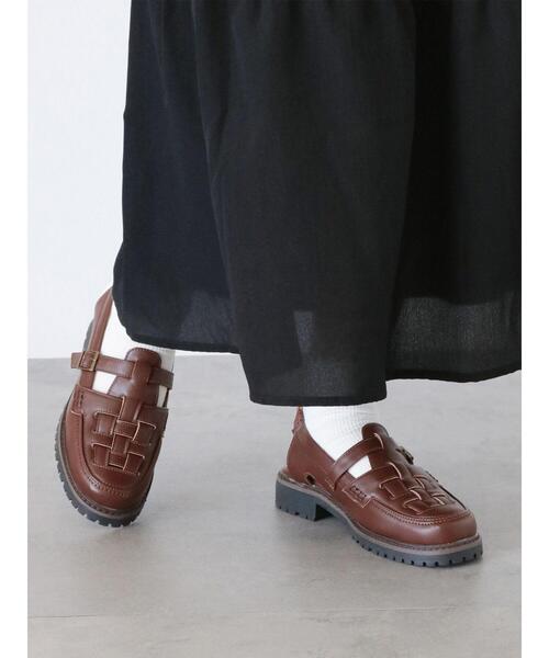 ehka sopo（エヘカソポ）の「フィッシャーマンサンダル（サンダル・レディース・ブラウン/ブロンズ/オフホワイト・M/L）」の3枚目の写真