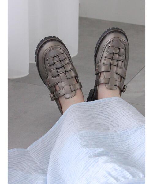 ehka sopo（エヘカソポ）の「フィッシャーマンサンダル（サンダル・レディース・ブラウン/ブロンズ/オフホワイト・M/L）」の4枚目の写真