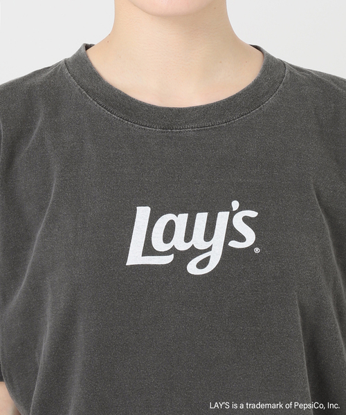 GOOD ROCK SPEED(グッドロックスピード)の「【GOOD ROCK SPEED / グッドロックスピードLays T-sh(BK)(Tシャツ/カットソー・レディース・ブラック系その他・FREE)」の3枚目の写真