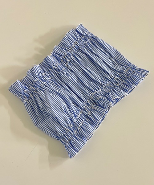bohmal（ボマール）の「ビスチェセットチュニックトップス（Tシャツ/カットソー・レディース・ホワイト/チャコールグレー・FREE）」の4枚目の写真