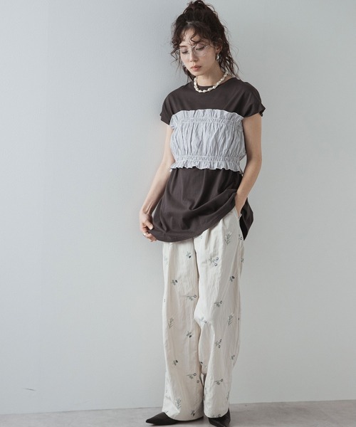 楽天市場】ビスチェ セットアップ（カラーブラック）（Tシャツ
