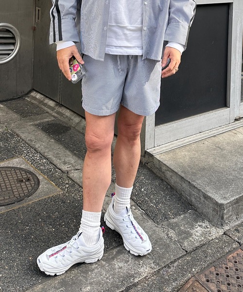 Alley by w closet（アリーバイダブルクローゼット）の「【Alley】ライン入りカンタンパンツ（その他パンツ・レディース・ブルー/イエロー・FREE）」の19枚目の写真