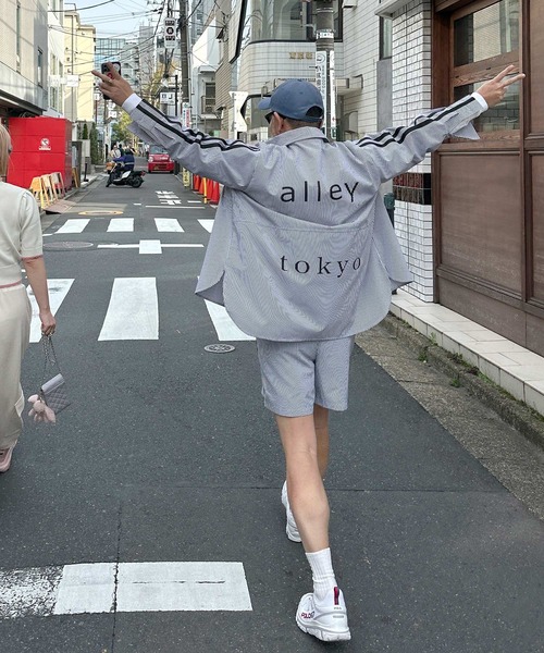 Alley by w closet（アリーバイダブルクローゼット）の「【Alley】ライン入りカンタンパンツ（その他パンツ・レディース・ブルー/イエロー・FREE）」の20枚目の写真