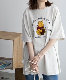 Disney サガラ刺繍Tシャツ 綿100%