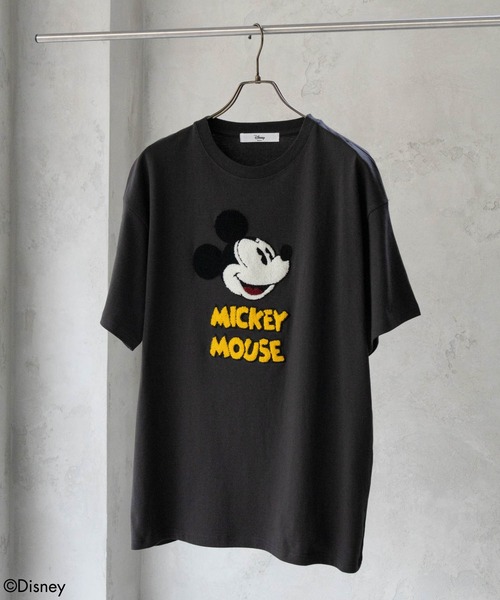 Disney（ディズニー）の「Disney サガラ刺繍Ｔシャツ 綿100%（Tシャツ/カットソー・レディース・ベージュ系1/チャコールグレー/ベージュ系/ベージュ・フリー）」の22枚目の写真