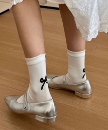 LYEON（リヨン）の「バックリボンソックス（ソックス/靴下）」