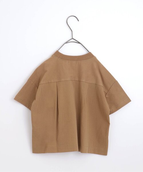 p.premier（ピードットプルミエ）の「立体ポケットTシャツ（Tシャツ/カットソー・キッズ・ブラウン/カーキ/チャコール・130/140/90/100/110/120/80）」の10枚目の写真