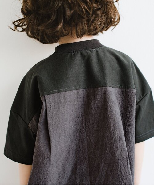 p.premier（ピードットプルミエ）の「立体ポケットTシャツ（Tシャツ/カットソー・キッズ・ブラウン/カーキ/チャコール・130/140/90/100/110/120/80）」の13枚目の写真