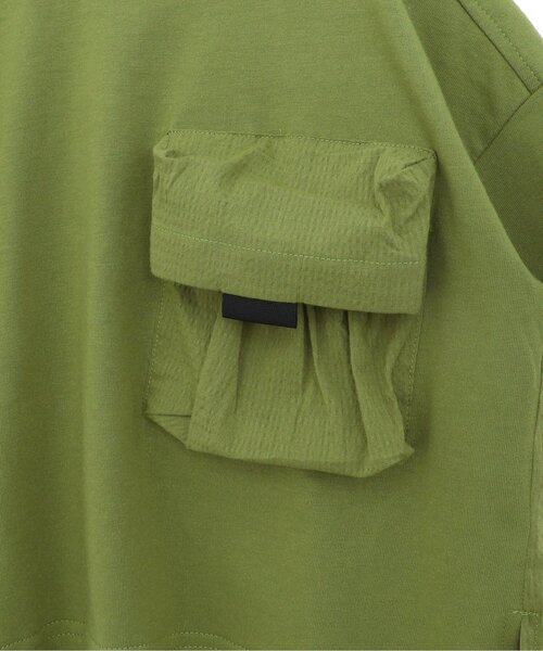 p.premier（ピードットプルミエ）の「立体ポケットTシャツ（Tシャツ/カットソー・キッズ・ブラウン/カーキ/チャコール・130/140/90/100/110/120/80）」の16枚目の写真