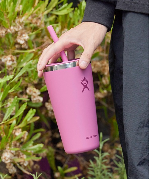 HYDRO FLASK(ハイドロフラスク)の「HydroFlask/ハイドロフラスク 28oz ALL AROUND TUMBLER WITH STRAW LID タンブラー 2026年 夏 夏服(グラス/マグカップ/タンブラー・メンズ・ブラック/ライトピンク/ブルー/ホワイト/ライトグリーン/グリーン/ピンク/パープル/ライトブルー・FREE)」の22枚目の写真