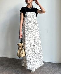 Chez toi | 【前後2WAY】フルーツ柄キャミワンピース(ワンピース)