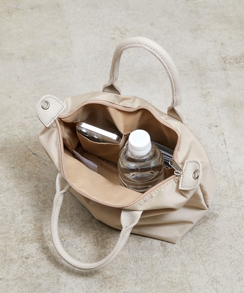 favori（ファヴォリ）の「EM:favori モロニ　2WAYトート　ファスナー＋フラップトート　海外旅行バッグ　スリ対策バッグ　 スリ防止バッグ（トートバッグ・レディース・レオパード/ベージュ/ブラック/カーキ・FREE）」の16枚目の写真