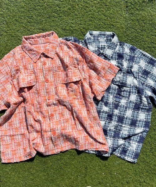 fringe checked shirt（シャツ/ブラウス）｜WudgeBoy