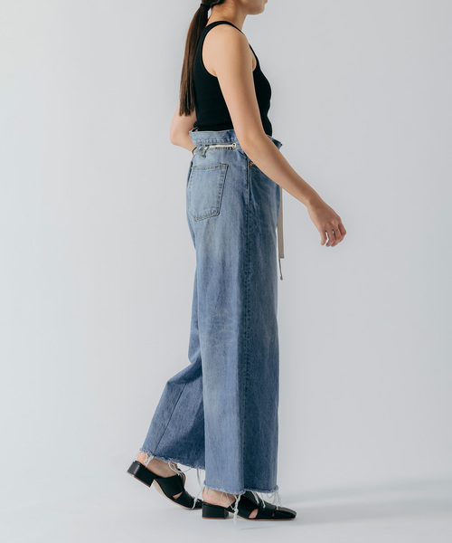 Bonum（ボナム）の「2WAY ワイドイージーデニムパンツ（デニム