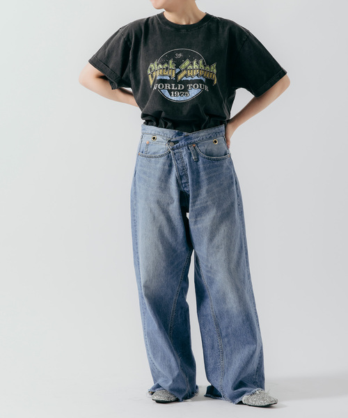 2WAY ワイドイージーデニムパンツ（デニムパンツ）｜Bonum