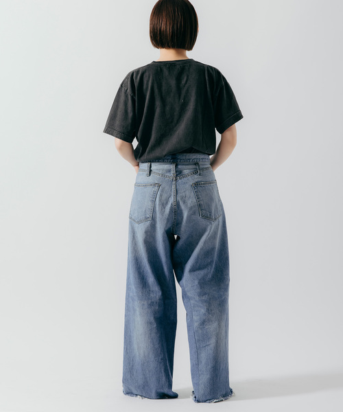 2WAY ワイドイージーデニムパンツ（デニムパンツ）｜Bonum