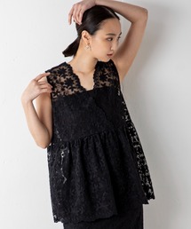 MILLION CARATS | 【STYLE4】チュール刺繍トップス(Tシャツ/カットソー)