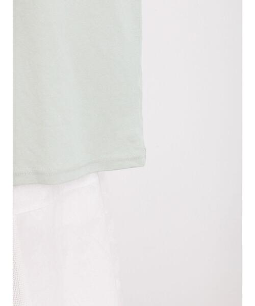 Samansa Mos2（サマンサ モスモス）の「【PETER RABBIT(TM)×Samansa Mos2】ピーターTシャツ（Tシャツ/カットソー・レディース・ミント/オフホワイト/ベージュ・F）」の7枚目の写真