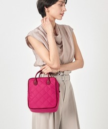 LeSportsacレスポートサック　神崎恵　ディープグリーンキルト PERFECT COSME POUCH2ディープグリーンキルト（ポーチ