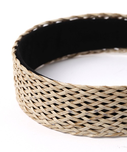 studio CLIP（スタディオクリップ）の「ラタンカチューシャ（カチューシャ・レディース・ブラック/ナチュラル・FREE）」の6枚目の写真