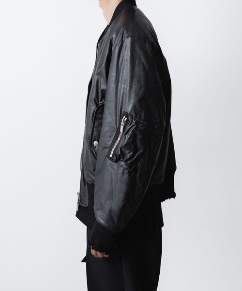 セール】シンセティックレザー MA-1 / SYNTHETIC LEATHER MA-1