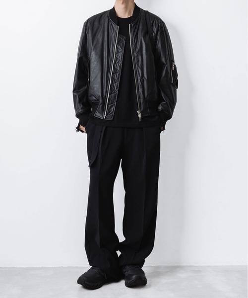 セール】シンセティックレザー MA-1 / SYNTHETIC LEATHER MA-1